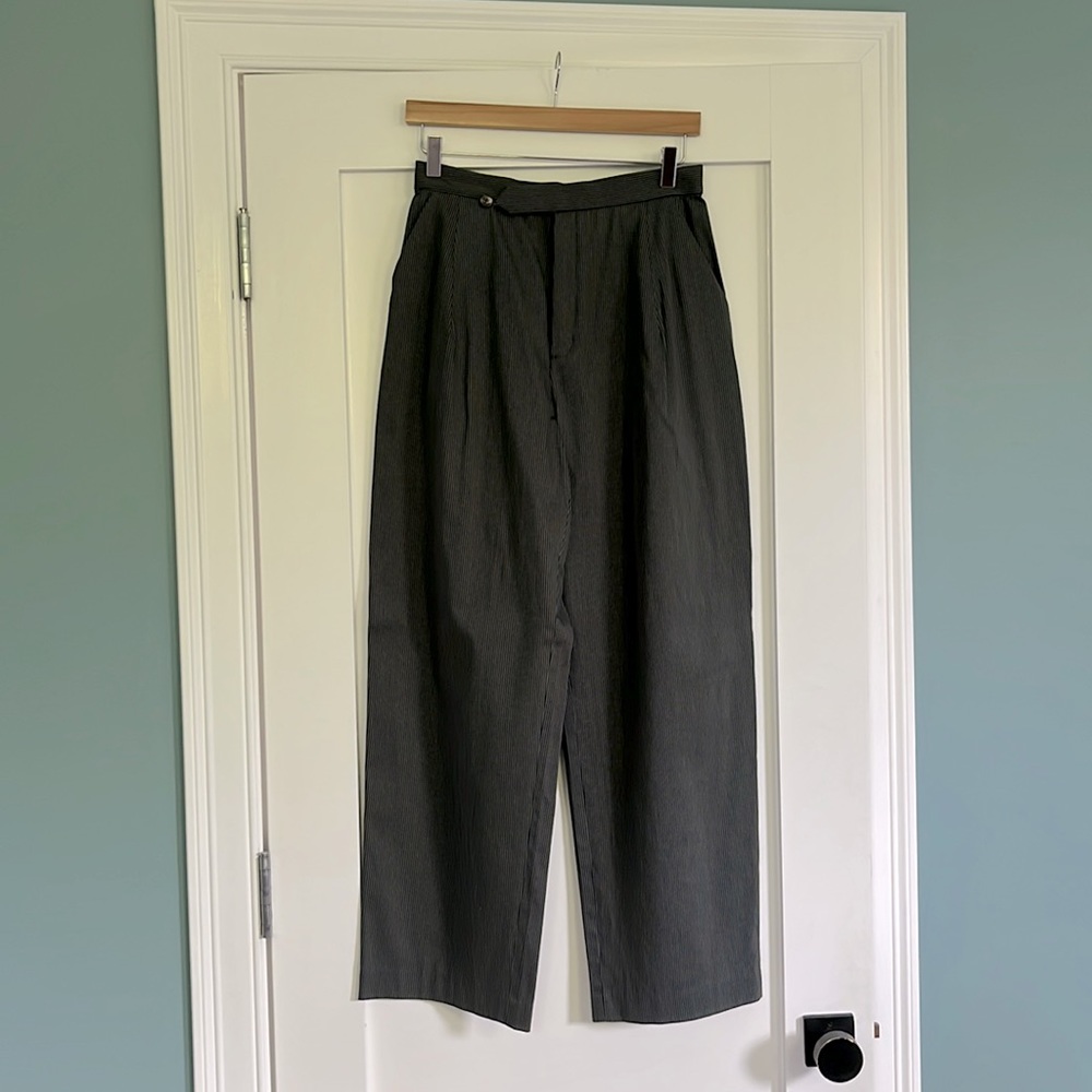 Hana Tajima for Uniqlo striped wide pants NWT